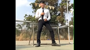 Preview 4 of Tara Ko Choda - Huge cock asian office guy jerking off in suit