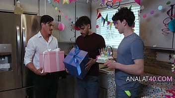 Preview 1 of Slap And Fuckef - Birthday Step Family Bum Rush