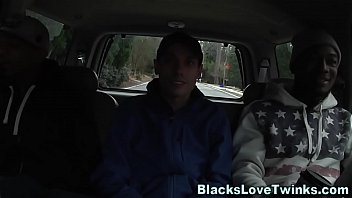 Preview 2 of Fill Movie Xdxxx - White dudes 3way rides black dicks