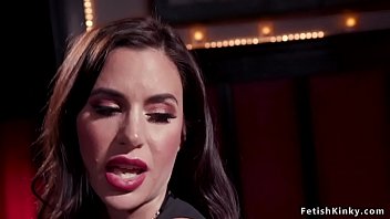 Preview 2 of Bbc New Xxx - Busty mistress face sitting strapped guy