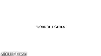 Preview 1 of Czech Steel - ADULT TIME Transfixed at the Gym with Kenzie &amp_ Kayleigh