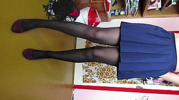 Preview 1 of 720p Tamil - Leg Show Custom Video . Leg fetish ,  skirt , shoes, stockings, foot.