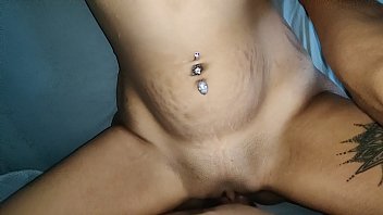 Preview 2 of Arab Hijab Xxxporn C Com - Latina Teen Gets Big Black Dick Stuffed In Her Stomach