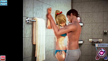 Preview 3 of Teen Sensational - Samus gets fucked in the shower.