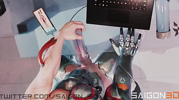 Preview 2 of Sunney Leon Xx Vdeo - Overwatch: Blackwatch Genji Fucks Fleshlight