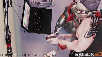 Preview 3 of Sunney Leon Xx Vdeo - Overwatch: Blackwatch Genji Fucks Fleshlight
