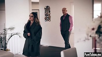 Preview 2 of Www Hd Porns Videos - Busty stepdaughter used by a stepdad and rode his thing