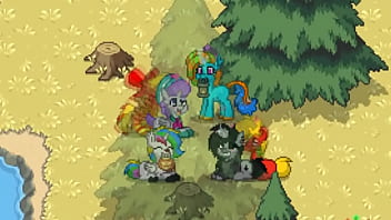 Preview 2 of Flashing Big Boobs In The Car - Pony Town porn