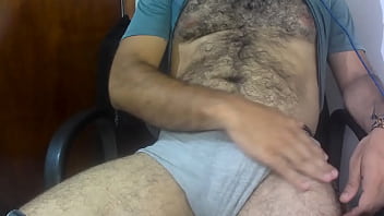 Preview 3 of Blu Flam Xxx - i love massage my cock during the work time,  the people almost caught me