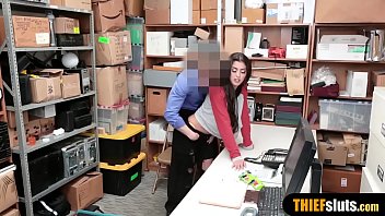 Preview 1 of Mother Exchige - Bombastic latina teen shoplifter fucked to avoid jail