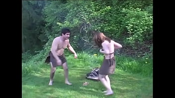 Preview 3 of Cum In Panties - Anna&rsquo_s Mix,  Liv&rsquo_s Tabletop,  Kimberly&rsquo_s Cavegirl (Multi-Part Spanking Series)