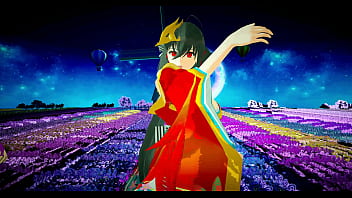 Preview 2 of Kya Parker Movies - 【MMD R18】HaruWei BAAM (RUS cover)