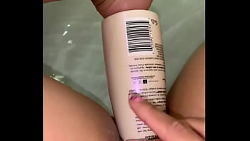Preview 1 of Mean Woboydy - Sexy Horny Wet Lonely Asian Used  Bottle Instead Of Toy