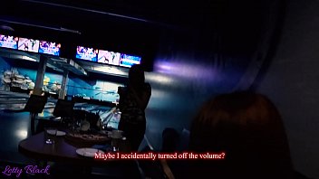 Preview 4 of Vidio Pornu - Public Remote Vibrator In Bowling Together With Friends - Letty Black