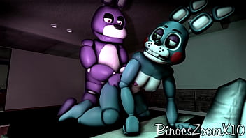 Preview 3 of Pregnant In Fake Taxi - Bonnie X Toy Bonnie (FNaF Animation)