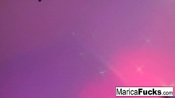 Preview 3 of Amateur Spy Bath - Marica gets a gift box of sex toys to use!