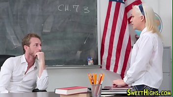 Preview 1 of Kimber Sissons - Kinky student riding dick