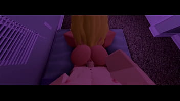 Preview 2 of Brother Sis Force Xnxx - STUDS - Hot late night fuck with hot fat ass blond slut (ROBLOX PORN/RR34)