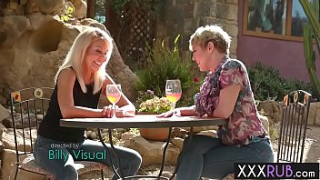 Preview 1 of Amma Wadsan - Client was used by a two horny blonde busty mature