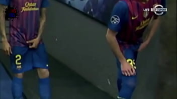 Preview 2 of Beurette Sex Black - Jogadores do Barcelona co&ccedil_ando o saco