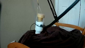 Preview 2 of Only One Big Big Ass - Poyostick Deskmount and a Venus 2000 Masturbation Machine