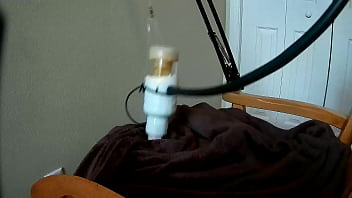 Preview 1 of Only One Big Big Ass - Poyostick Deskmount and a Venus 2000 Masturbation Machine