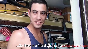 Preview 2 of Boyfriend Girlfriend Sex Indian - Surprising a Friend- GAY POV Threesome