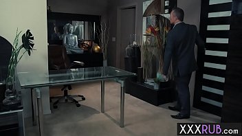 Preview 1 of Alysix Telxy - Nasty blonde tattooed mature used a big clients cock