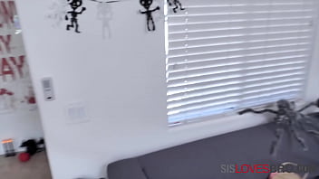 Preview 1 of Xxx Bf Hd Vies - Halloween Spooky Sex,  step BROTHER &amp_ SISTER- Katie Kush