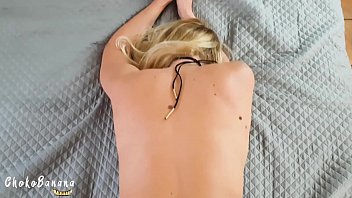 Preview 2 of Sunny Lene Vido Xxxxx - Big boobs blonde wears fishnet stockings