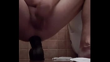 Preview 2 of Up Azamgarh Xxx Com - Horny gay slut fucks his horny asshole with a black dildo.