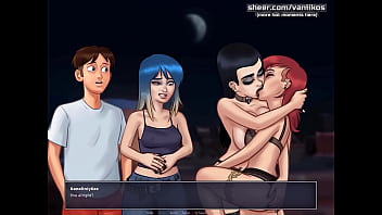 Preview 1 of Mom Cheat With Boy - Summertime Saga[0.19.1] l Hot virgin teen with a nice ass sucks a big cock and gets a lot of cum in her horny mouth l My sexiest gameplay moments l Part #29