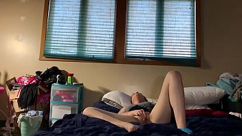 Preview 1 of Chuck Talot - Abby Kiss Has an Intense Solo Orgasm