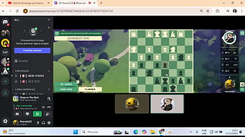 Preview 2 of Famousalina - Fudendo meu amigo em uma partida de xadrez