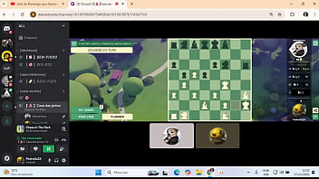 Preview 3 of Famousalina - Fudendo meu amigo em uma partida de xadrez