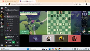 Preview 1 of Famousalina - Fudendo meu amigo em uma partida de xadrez
