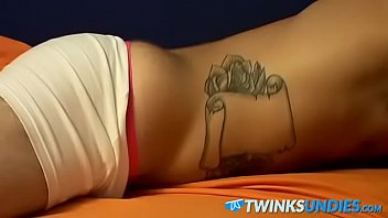 Preview 4 of Gul Pama - Kelly Cooper shows off his cock over his undies and cums