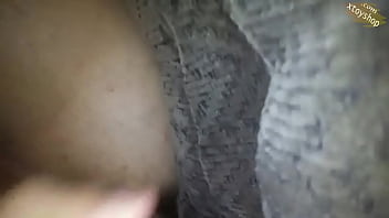 Preview 3 of Short Hair Brunette Submissive - Hot Fucking My Ass With A Glass Bottle