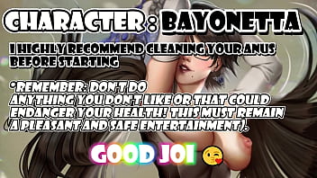 Preview 1 of Big Lady Sax - Fucked and turned into a slut by your futa milf Bayonetta (Hentai Femdom JOI,  Futanari,  Crossdressing...)