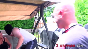 Preview 1 of Yougn Porn - 3-Way Porn - Suburban Wife Surprised and Fucked By Two Stranger Man