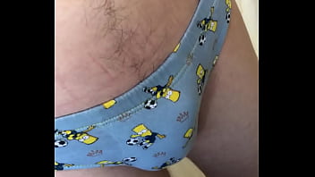 Preview 1 of Brazil Defloration - Twink wetting his cute briefs in the shower and wanking
