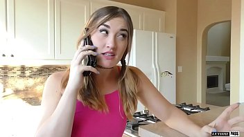 Preview 1 of Robin Carol Simpson - Kat Monroe GOT SOAKING WET when her step daddy made her lick his asshole before he stretched out her pussy
