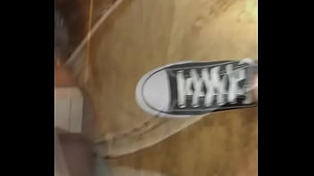 Preview 4 of Dog Dogxxxx - German Girl shows you old stinky shoes  and sweaty boots,  sneakers,  flats most worn shoes insoles see their footprints
