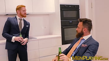 Preview 1 of Yaesr 45 Xxxcom - Executives enjoy sloppy blowjob before a rough analfucking