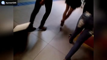 Preview 4 of Youtube Sex Videoes - Hot legs climbing up the stairs