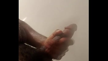 Preview 2 of Redxxx Uzbekistan - Jerking my Fat,  long BBC in the shower till I bust