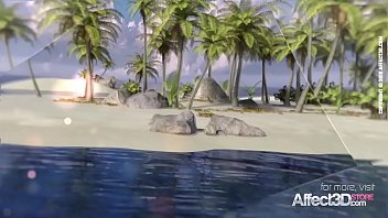 Preview 3 of Pnp Cock - Big tits futanari pirates having sex in a hd animation