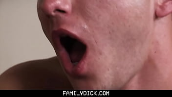 Preview 4 of Mom Walking Around Home Naked - FamilyDick - Stepdad And Stepgrandpa Fill Their Boys&rsquo_ Holes With Hot Cum