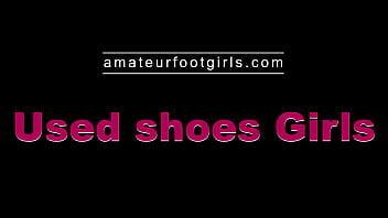 Preview 1 of Sunnyleone Movie - A girl from South America shows you her sweaty work shoes,  once black high heels very stinky and black Nike
