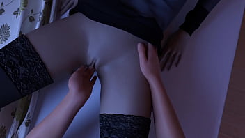 Preview 3 of Cum Celebrity - Hot blondie loves being touched by her friend at night